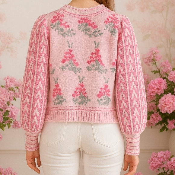 Pink Pullover Sweater Inspired by Loveshackfany - Picture 4 of 6